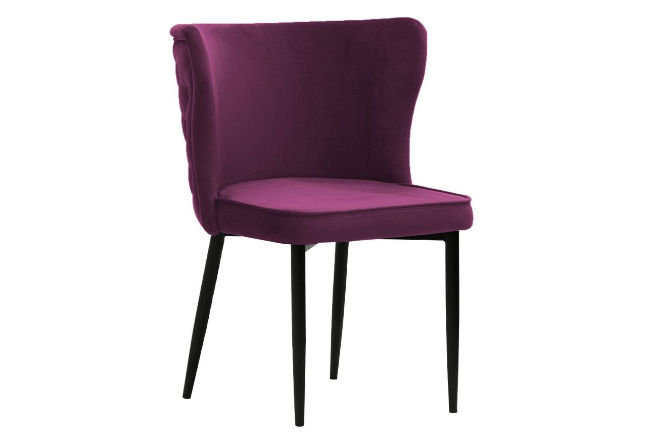 Luksusowe krzesło MODEST o pół-kubełkowym oparciu ozdobionym pikowaniem