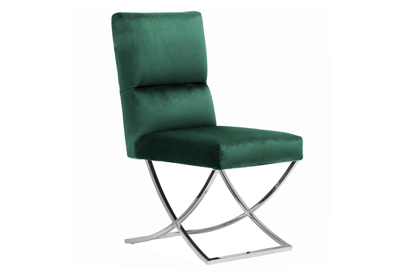 Designerskie krzesło nowoczesne MONDINI na eleganckich metalowych nóżkach