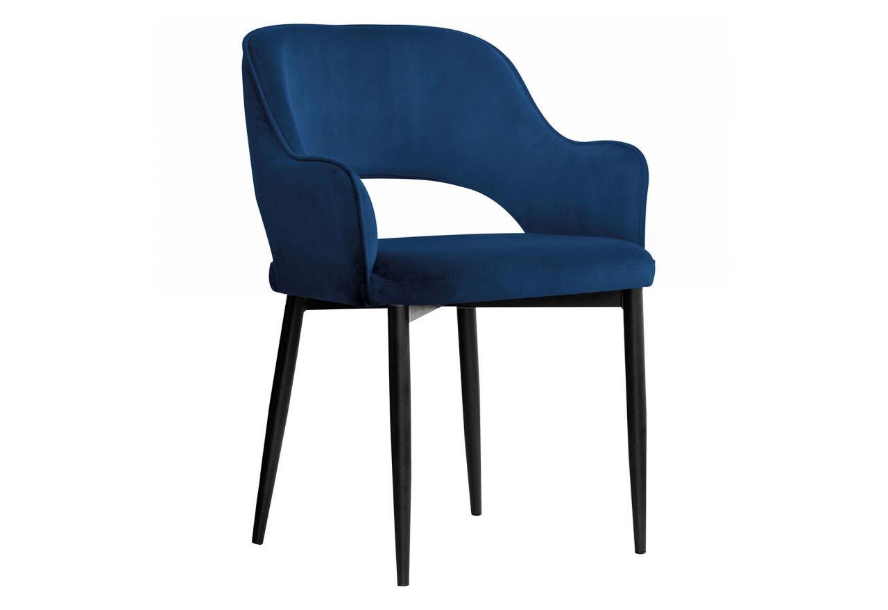 Eleganckie i nowoczesne kubełkowe krzesło MERONI w loftowym stylu
