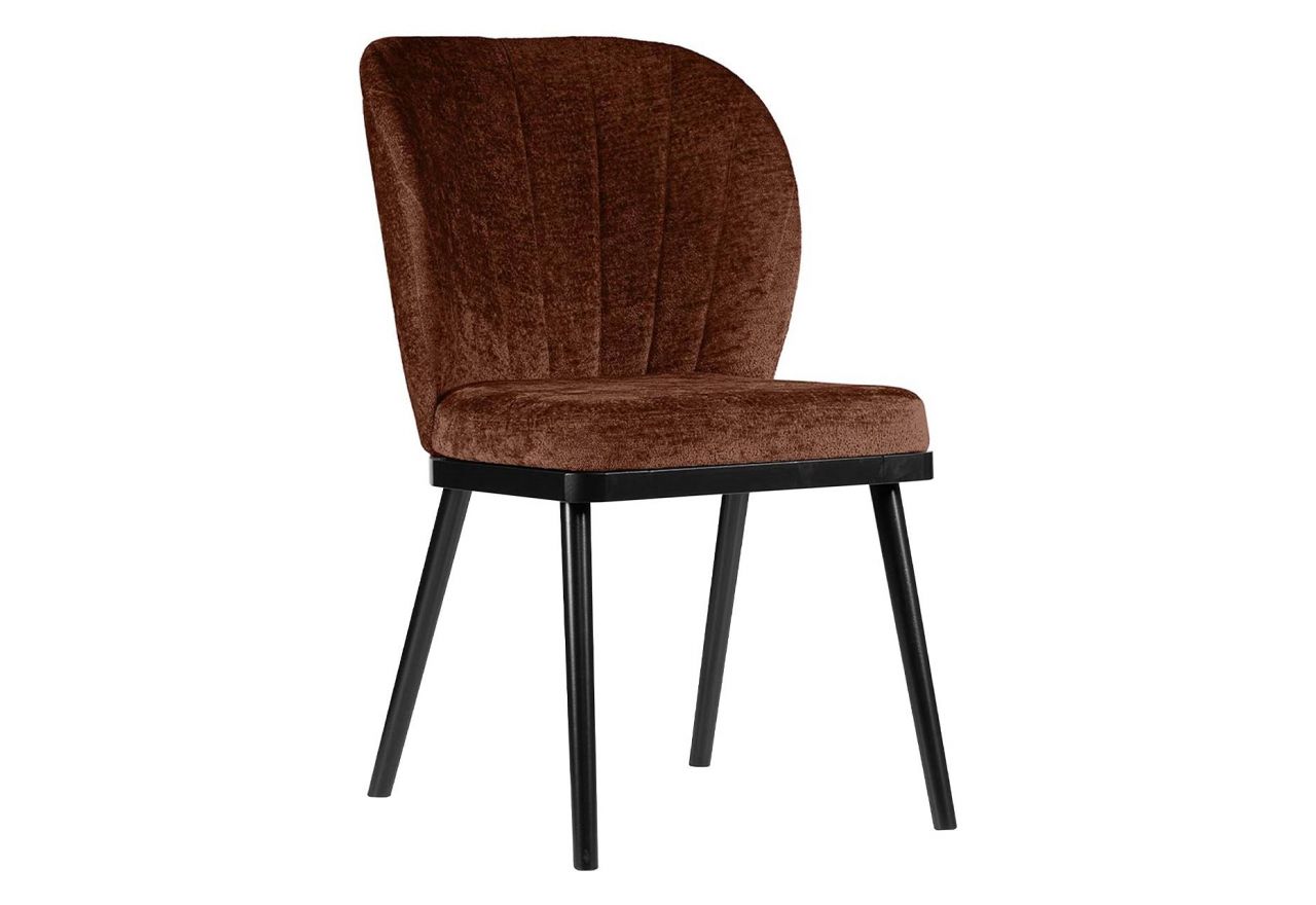 Stylowe wygodne krzesło tapicerowane z siedziskiem o zwiększonej ilości pianki SHELBY PRO