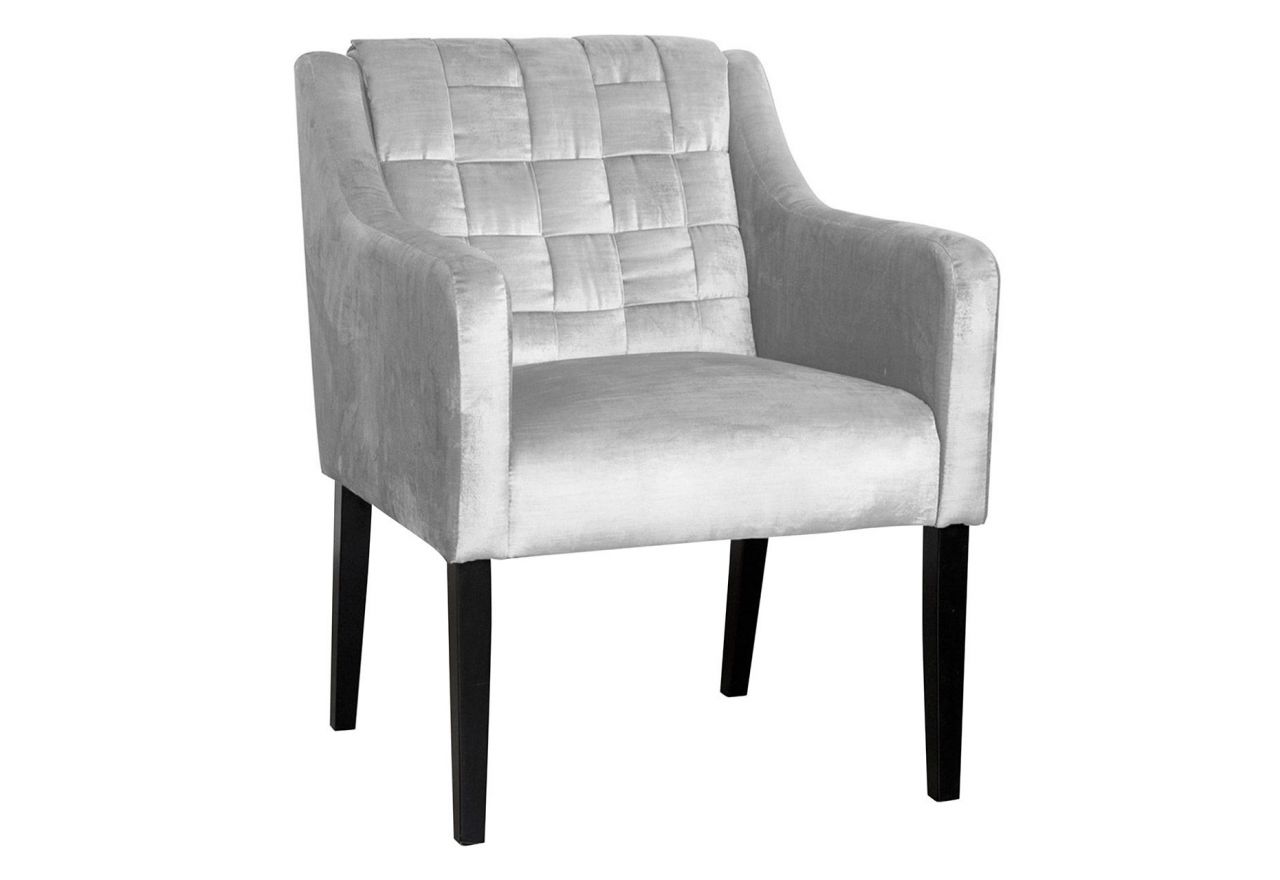 Designerskie krzesło fotelowe TIVOLI ze stylowym plecionym oparciem i siedziskiem na sprężynach