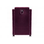 Designerski fotel na kółkach BRESSO z grubym siedziskiem sprężynowym