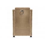 Designerski fotel na kółkach BRESSO z grubym siedziskiem sprężynowym