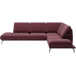 Komfortowy narożnik wolnostojący FIUME z regulowanym oparciem oraz obrotowym siedziskiem