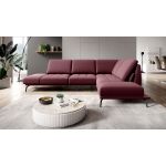 Komfortowy narożnik wolnostojący FIUME z regulowanym oparciem oraz obrotowym siedziskiem