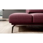 Komfortowy narożnik wolnostojący FIUME z regulowanym oparciem oraz obrotowym siedziskiem