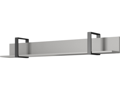 Praktyczna, wisząca półka 138 cm w loftowym stylu - ABANO / Szara Platyna