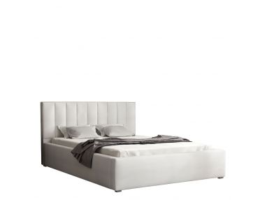 Luksusowe łóżko tapicerowane z opcją materaca - IBIS