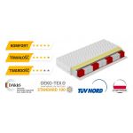 Dwustronny materac multipocket z pianką VISCO i lateksem - OREGON 80x200