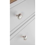 Szafka łazienkowa stojąca pod umywalkę 90 cm - SADLE / Dąb Artisan / Biały Mat