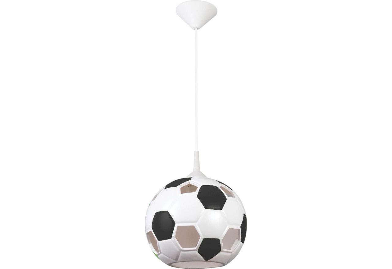 Sufitowa lampa wiszącą PLAYER  z kloszem w kształcie piłki nożnej