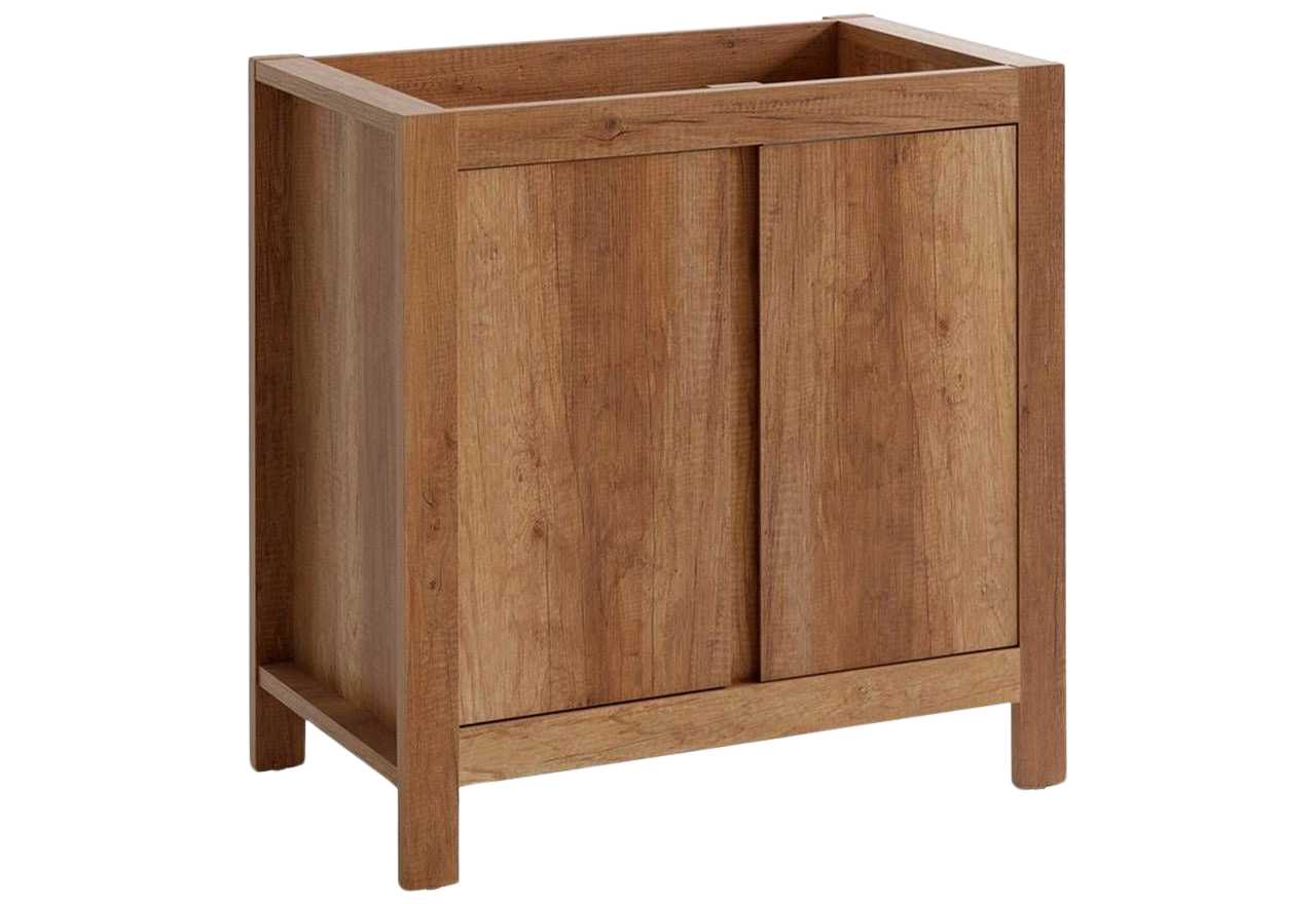 Szafka łazienkowa stojąca pod umywalkę 80 cm w klasycznym stylu - HARMONY / Dąb Romański