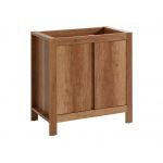 Szafka łazienkowa stojąca pod umywalkę 80 cm w klasycznym stylu - HARMONY / Dąb Romański