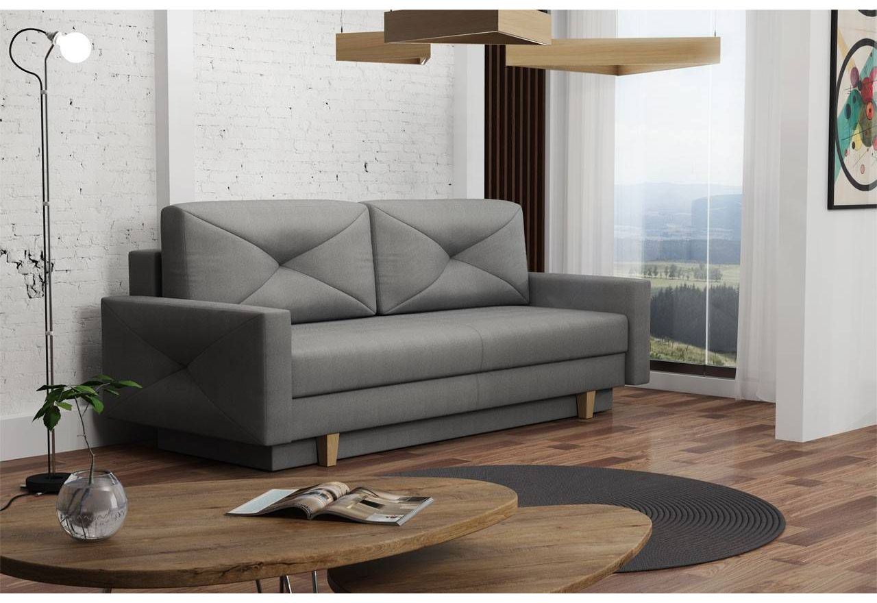 Elegancka rozkładana kanapa do pokoju w nowoczesnym stylu – LILA