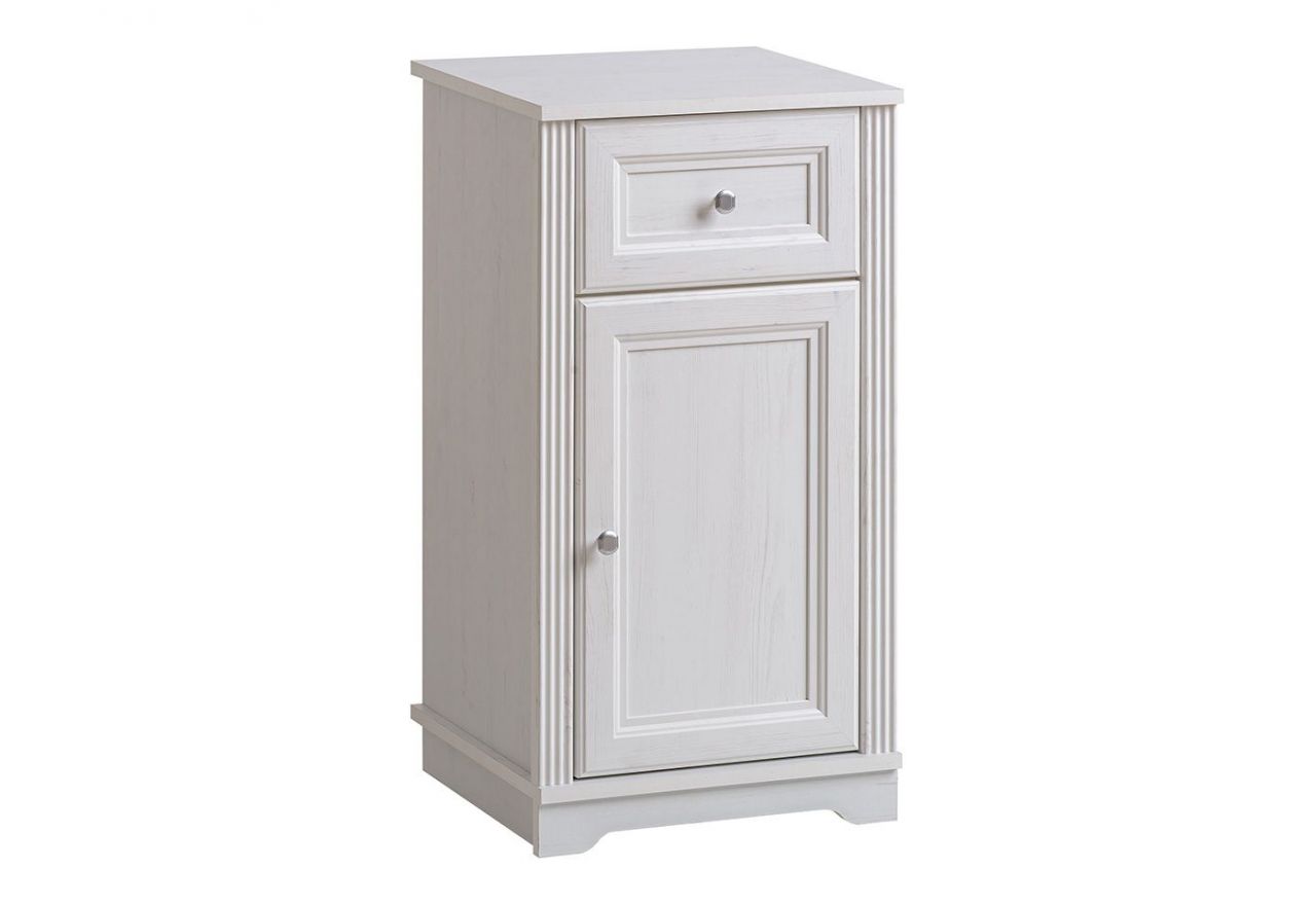 Elegancka szafka łazienkowa, stojąca w klasycznym stylu - PAVILOS / Biały Andersen