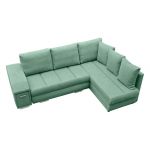 Modny narożnik z funkcją spania i wysuwanym barkiem do salonu - BARNI / Rico 18 - OUTLET