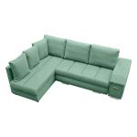 Modny narożnik z funkcją spania i wysuwanym barkiem do salonu - BARNI / Rico 18 - OUTLET