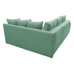 Modny narożnik z funkcją spania i wysuwanym barkiem do salonu - BARNI / Rico 18 - OUTLET