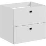 Szafka łazienkowa wisząca pod umywalkę 60 cm w nowoczesnym stylu - HERMOSA / Biały