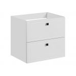 Ponadczasowa szafka łazienkowa wisząca pod umywalkę 70 cm - HERMOSA / Biały