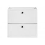 Ponadczasowa szafka łazienkowa wisząca pod umywalkę 70 cm - HERMOSA / Biały