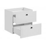 Ponadczasowa szafka łazienkowa wisząca pod umywalkę 70 cm - HERMOSA / Biały