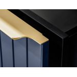 Nowoczesna, wisząca szafka łazienkowa pod umywalkę nablatową 80 cm - MARINETT / Deep Blue