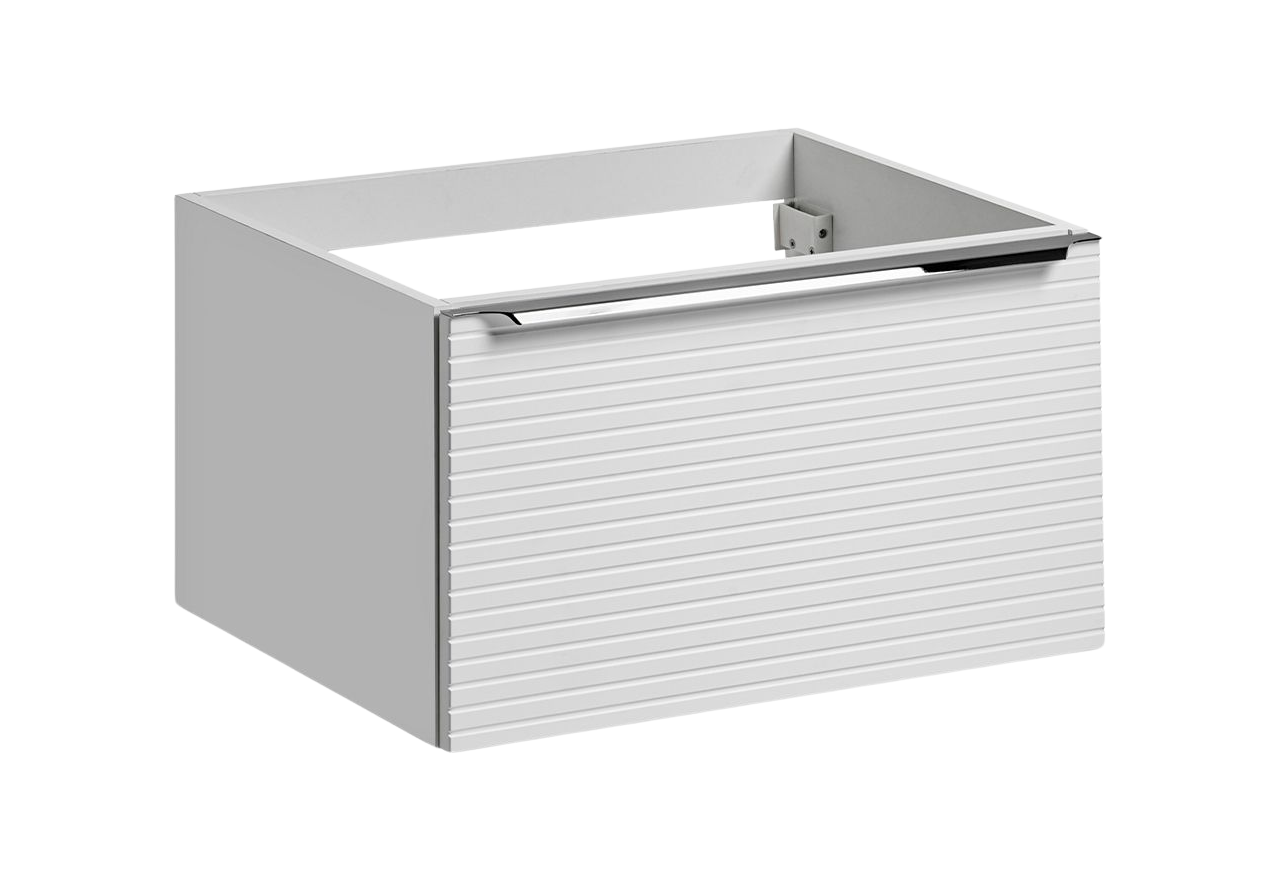 Szafka łazienkowa pod umywalkę 60 cm w nowoczesnym stylu - LEVANTO / Biały