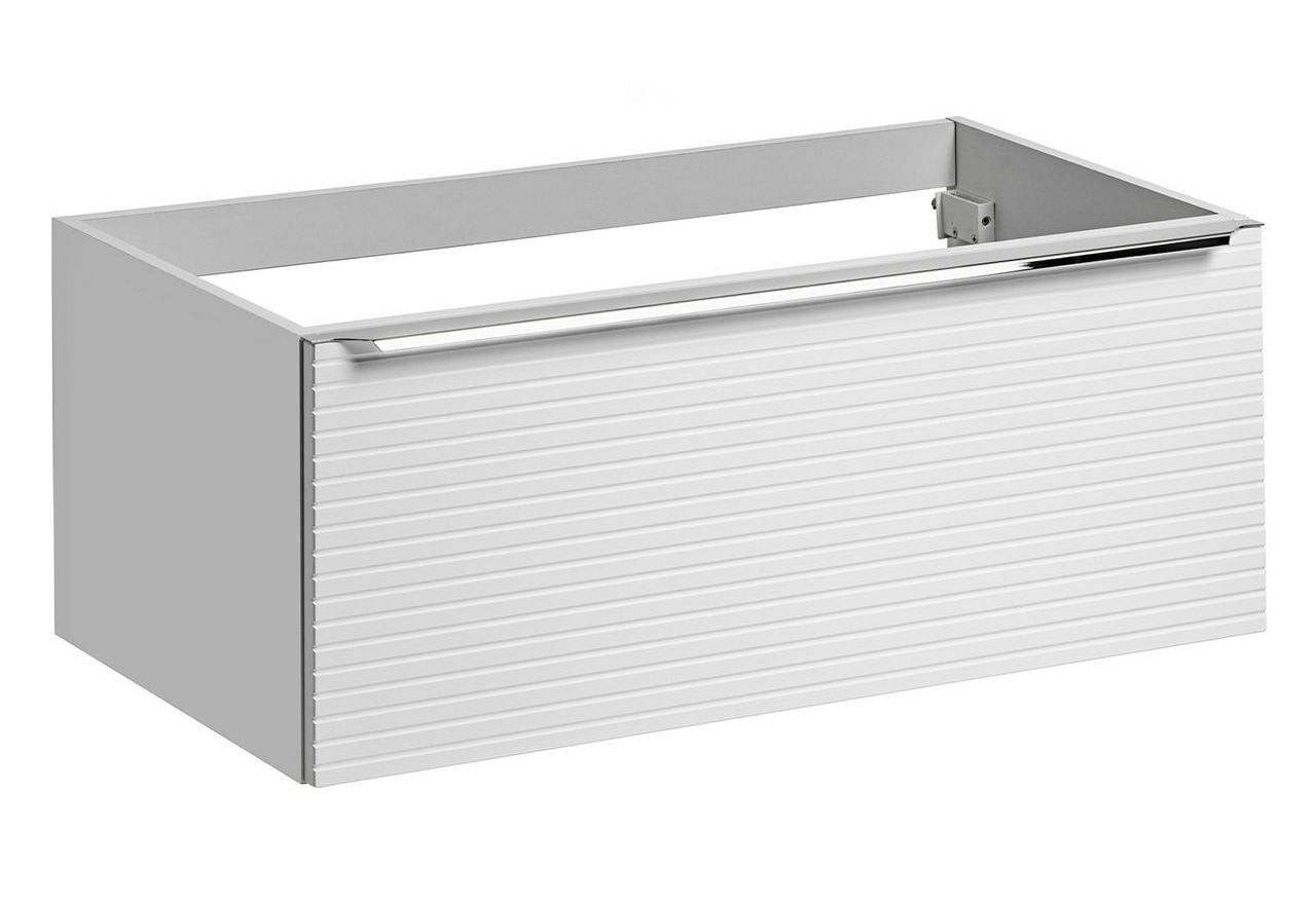 Modna szafka łazienkowa wisząca 90 cm pod umywalkę - LEVANTO / Biały