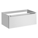 Modna szafka łazienkowa wisząca 90 cm pod umywalkę - LEVANTO / Biały