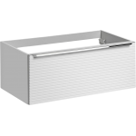 Modna szafka łazienkowa wisząca 90 cm pod umywalkę - LEVANTO / Biały