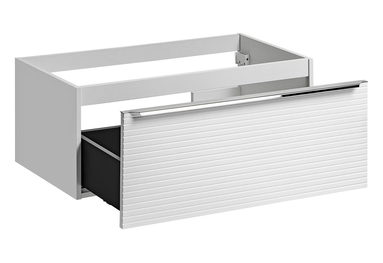 Modna szafka łazienkowa wisząca 90 cm pod umywalkę - LEVANTO / Biały