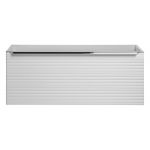 Modna szafka łazienkowa wisząca 90 cm pod umywalkę - LEVANTO / Biały