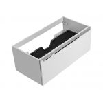 Modna szafka łazienkowa wisząca 90 cm pod umywalkę - LEVANTO / Biały