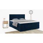 Stylowe łóżko kontynentalne z wysokim wezgłowiem w modnej plecionce - JASIR 200x200 ciemny szary