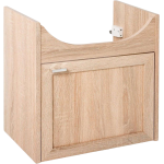 Klasyczna szafka łazienkowa pod umywalkę z opcją wyboru baterii - PREGANO / Dąb Sonoma