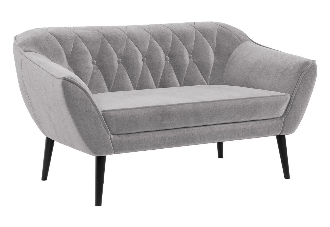 Zestaw wypoczynkowy do salonu w stylu skandynawskim - PIRS 3+2 srebrzysta szarość