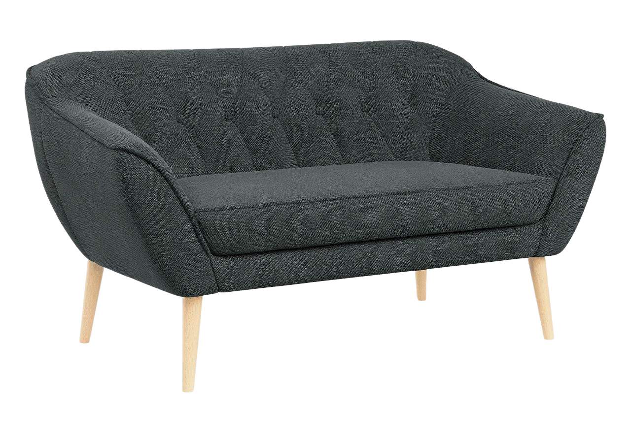 Sprężynowa dwuosobowa sofa wypoczynkowa w skandynawskim stylu PIRS 2