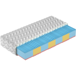 Dwustronny materac piankowy H3 z pianką profilowaną - EROS 160x200
