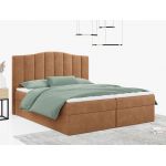 Łóżko do sypialni kontynentalne z materacem sprężynowym LINATE 120x200, wysokie, przeszywane wezgłowie, biała ecoskóra