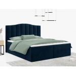 Łóżko do sypialni kontynentalne z materacem sprężynowym LINATE 120x200, wysokie, przeszywane wezgłowie, biała ecoskóra