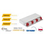 Dwustronny materac kieszeniowy multipocket - TEKSAS 100x200