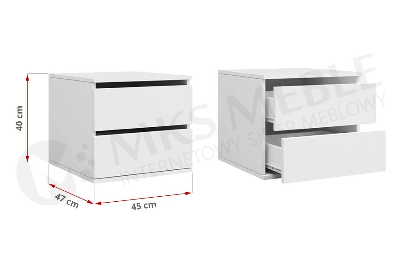 Szafa przesuwna 120 cm MACEDONIA z lustrem na szarym froncie i opcją oświetlenia LED