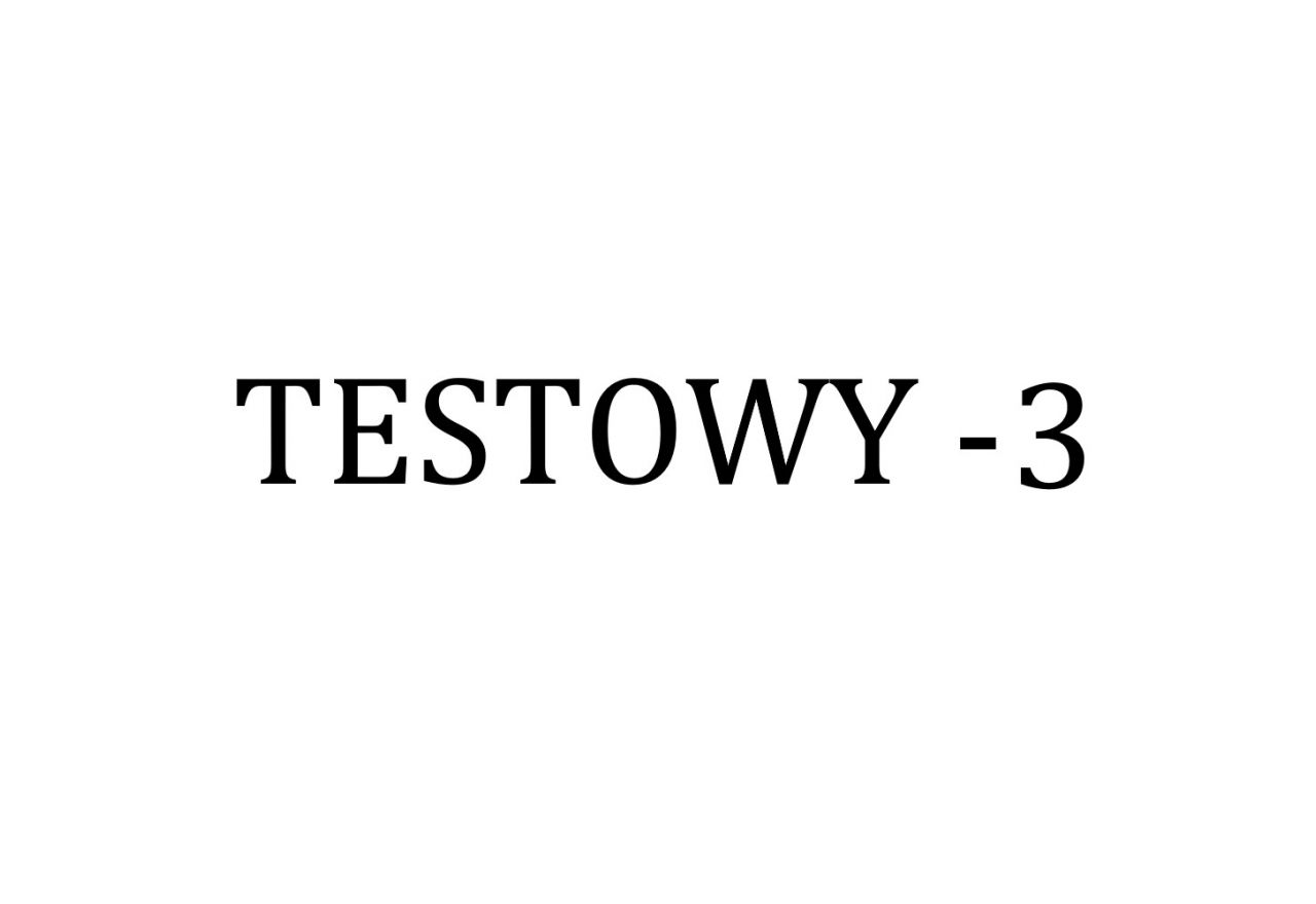 Test - Produkt testowy nr. 3