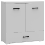 Komoda 90 cm z pojemną szufladą i szafką do salonu i sypialni - DESNA - Biały