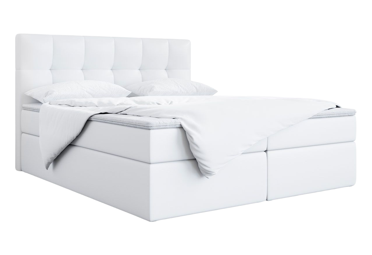 Łóżko w nowoczesnym i modnym stylu 160x200 kontynentalne do sypialni - ALVIN / Madryt 920