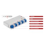 Dwustronny materac pocket H3 - MONTANA 80x200