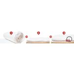 Dwustronny materac piankowy H3 - ZEUS 15 90x200