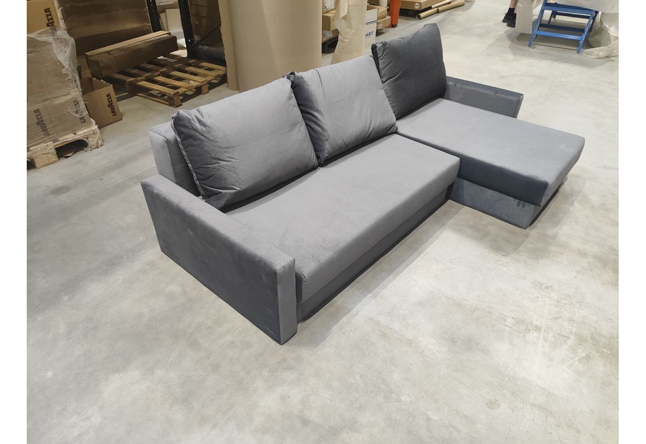 Narożnik LANG - Kronos 22 - szary - OUTLETU