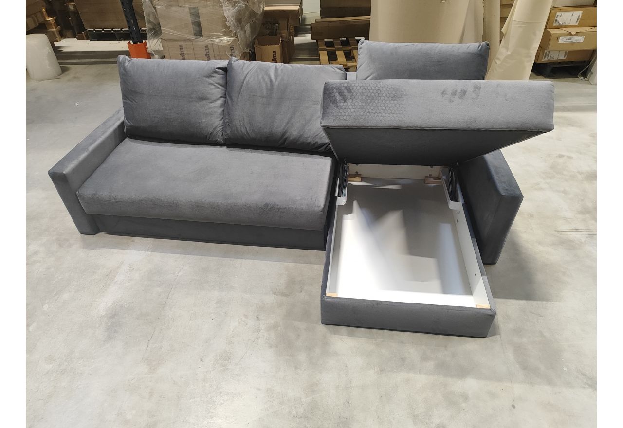 Narożnik LANG - Kronos 22 - szary - OUTLETU